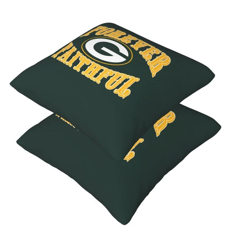Green Bay Packers Forever Faithful Throw Pillow Covers