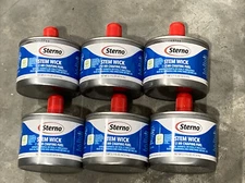 Sterno Stem Wick 2 Hour Chafing Fuel 10100 - 6 / CS 2.1 Fl Oz New