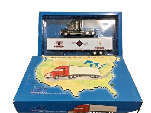 DGプロダクション FedEx 1:64 ダイキャスト ミニカー 1:64 DG Production Authentic scale Fedex Trailer Truck