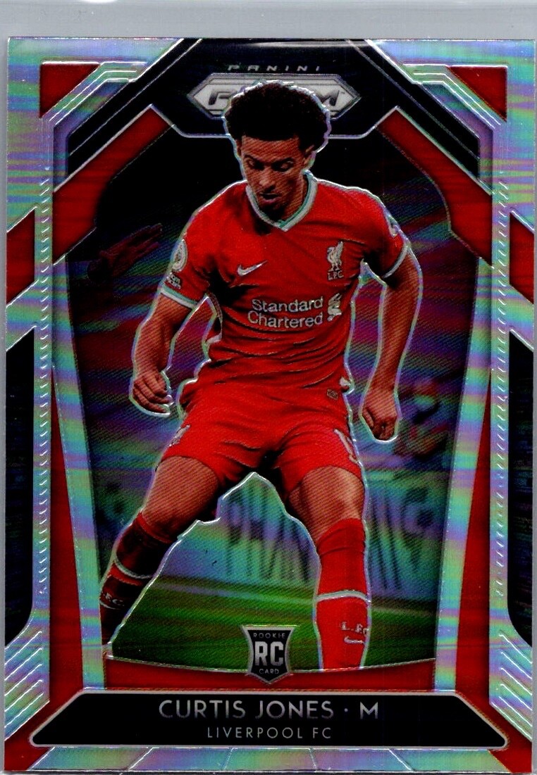 2020-21 Panini Prizm Premier League  Silver Refractor #249 Curtis Jones (RC)