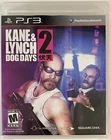 Kane & Lynch 2: Dog Days (Sony PlayStation 3, 2010) With Manual