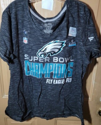 PHILADELPHIA EAGLES SUPERBOWL CHAMPIONSHIP HIGH QUALITY WOMENS SHIRT SIZES...