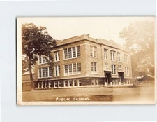 Postcard Early 20th Century Public School
