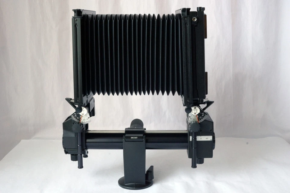 Suporte de banco para câmera monotrilho Sinar 4x5, trilho de extensão 6" com estojo pouco usado - Imagem 4 de 4