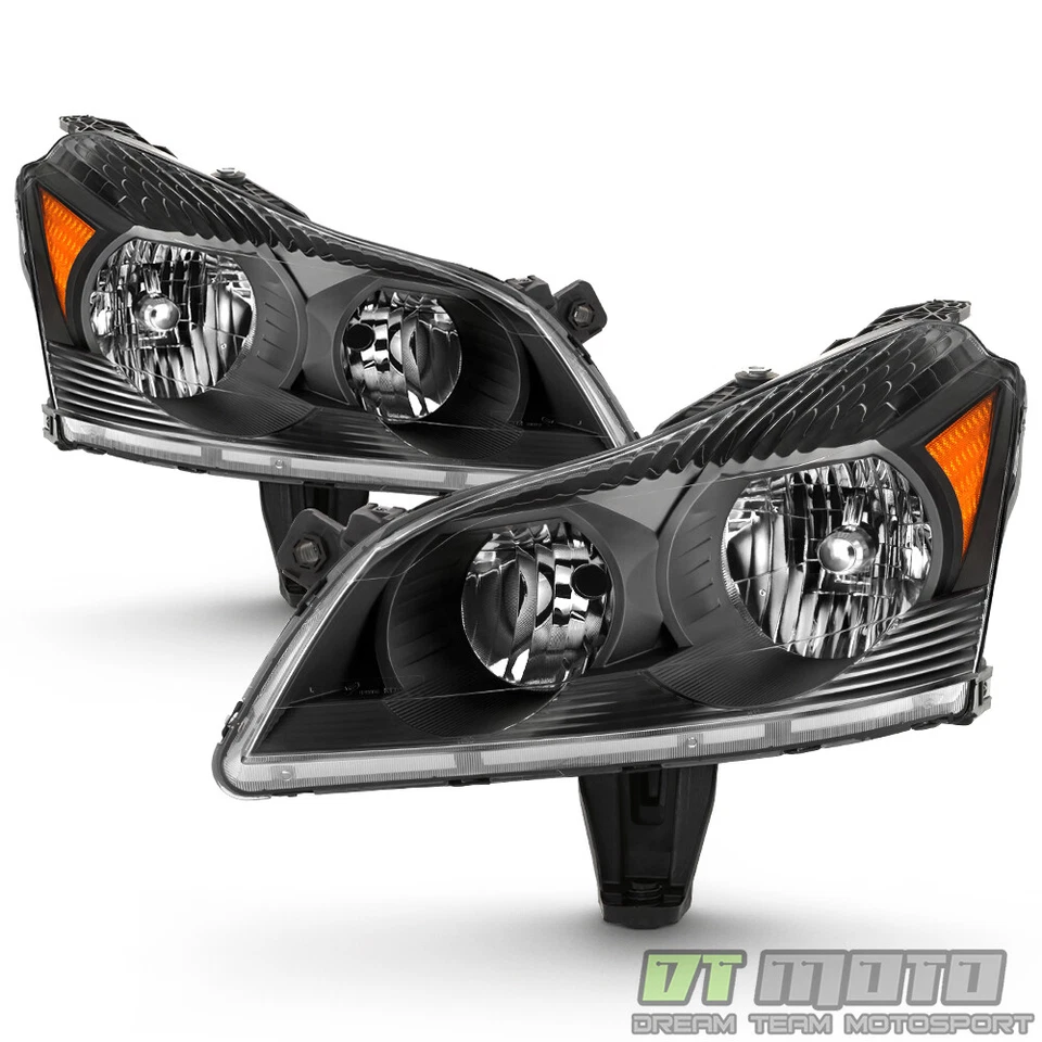 Faros delanteros negros de repuesto izquierda+derecha Chevy Traverse LS/LT 2009-2012 Foto 2 de 4