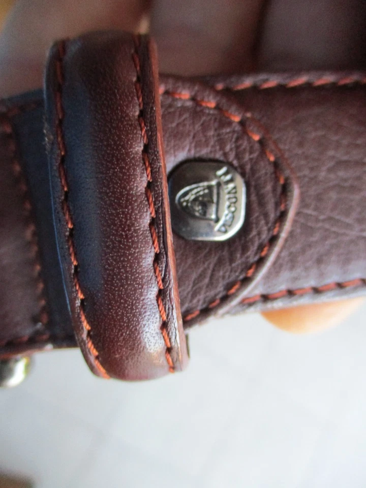 ceinture VISCONTI CUIR "cache billet" occasion 112 cm - Photo 4/4