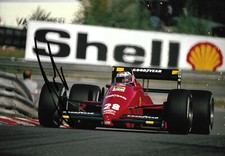 Gerhard Berger "Ferrari" autograph signed 20x30 cm picture