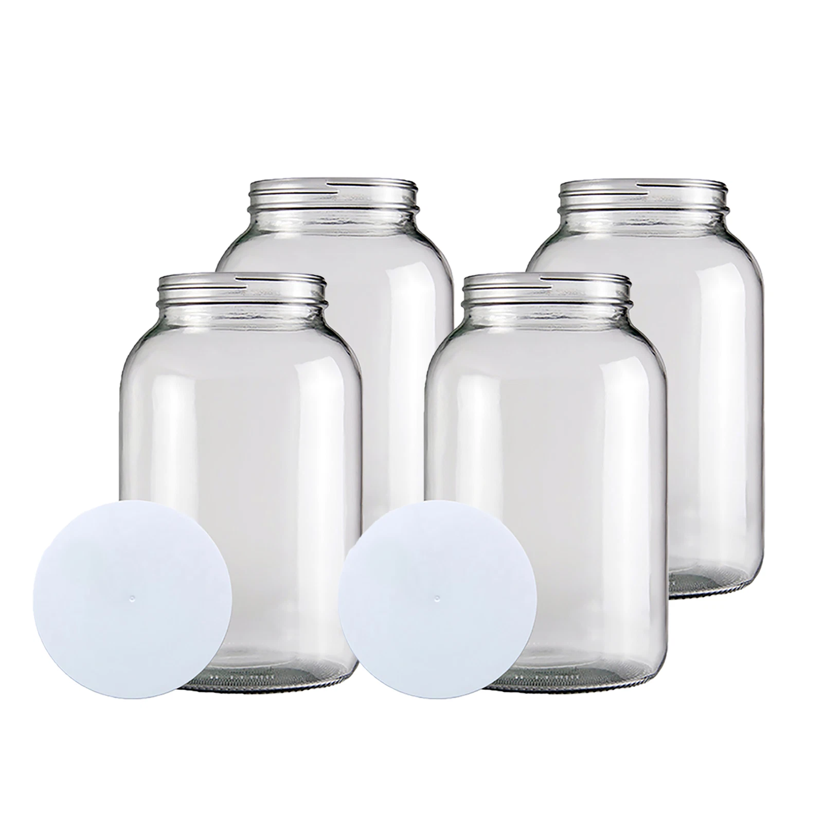 One Gallon Wide Mouth Glass Jar with Lid-Set of 4
Opens in a new window or tab
