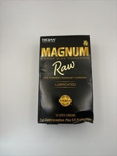 Trojan Magnum Raw Lubricated Condoms - 10 count Exp.07/2027