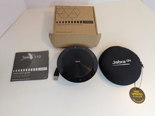 Jabra Speak 510 MS Bluetooth USB Speakerphone 7510-309 W25L ver H w/ Case