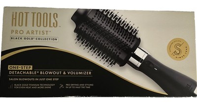 HOT TOOLS Professional Black Gold One Step Dryer/ Volumizer BRAND NEW 