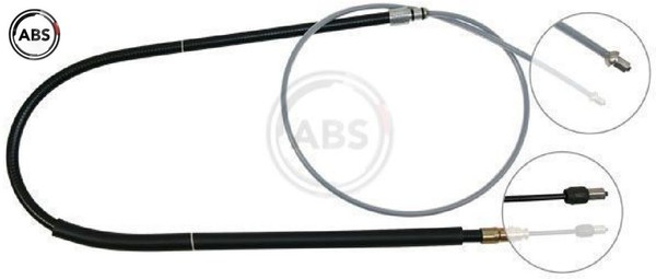 A.B.S. K19936 Seilzug FüR Feststellbremse Handbremsseil Bremsseil FüR BMW-image