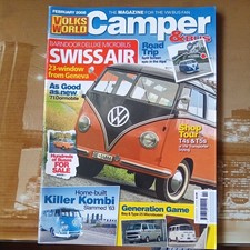Volksworld Camper and Bus Magazine February 2008 Split Screen van Bay window T3