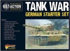 Warlord Games, Bolt Action,Tank War German starter set, Wargaming Miniatures, Fr