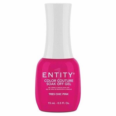 Entity One Color Couture Gel Polish ''Tres Chic Pink'' - Raspberry Pink Creme
