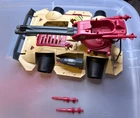 VINTAGE 1989 HASBRO G.I. JOE 3 3/4" COBRA COMMAND VEHICLE NEAR COMPLETE