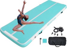 Air Tumble Track Gymnastic Mat Inflatable 6.6ft 10ft 13ft 16ft 4/8 Inch Thicknes
