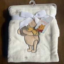 Disney Baby Winnie The Pooh Blanket Plush 30 x40 Lambs Ivy Honey Pot Hunny