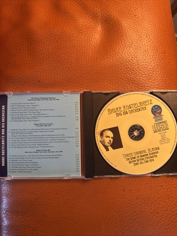 Andre Kostelanetz THREE ORIGINAL ALBUMS (CD) Incl. The Music Of Sigmund Romberg Foto 3 de 4