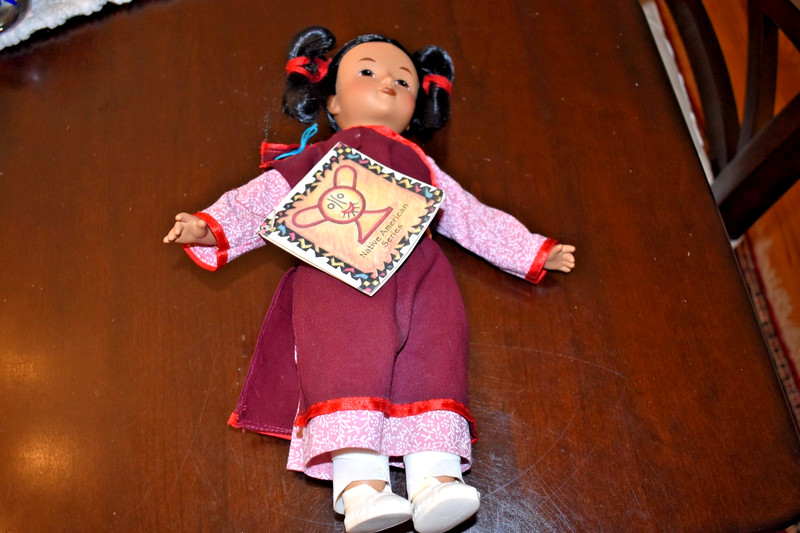 Vintage Cloth Hopi Doll Maiden Doll Size: 11" With Info Card Item # 114