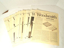 Woodsmith Magazine Issues 1 Thru 18 Notes From The Shop 18 Issues 1979-1981