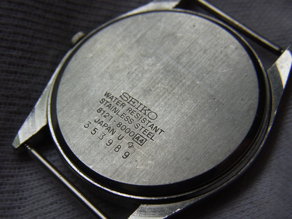 時計 SEIKO CHRONOS QUARTZ 8121-8000 SUWA JUNK! SEIKO CHRONOS 8121-8000 SUWA VINTAGE MENS QUARTZ WATCH JUNK