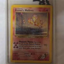 Blaine's Moltres 1/132 Gym Heroes Holo Rare Unlimited English 90 HP on eBay