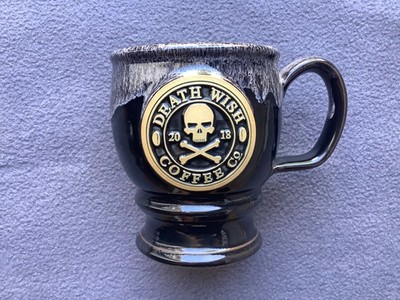 death wish coffee 2018 annual hammer style mug deneen pottery sold out crossbone