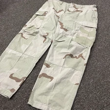 Propper BDU Pants Desert Camoflague Combat 3 Color Cotton Sz M DLA100-90-C-0316 