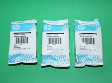 Lot of 3 HP 62 Balck HP62XL Color Ink Cartridges Genuine - New Sealed Foil Packs