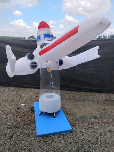 7 FT STAR WARS X-WING FIGHTER JET AIRBLOWN YARD INFLATABLE R2D2