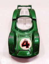 Vintage TootsieToy Racing Car Series 1970s Green PORSCHE #4 Made In USA