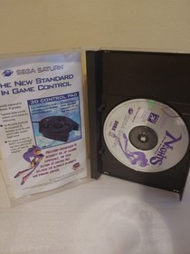 NIGHTS. 1996. Sega Saturn. used. long clear case w/ crack. manual NO...