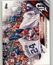 2016 Topps Motor City Mashers (Miguel Cabrera / J.D. Martinez) #94 Tigers