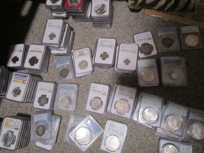 Graded Old American Coins various denominations 1c, 5c, 25c, 50c, etc select one
