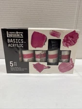 Liquitex BASICS Acrylic Medium Starter Set, 2.5-oz (Pack of 5)