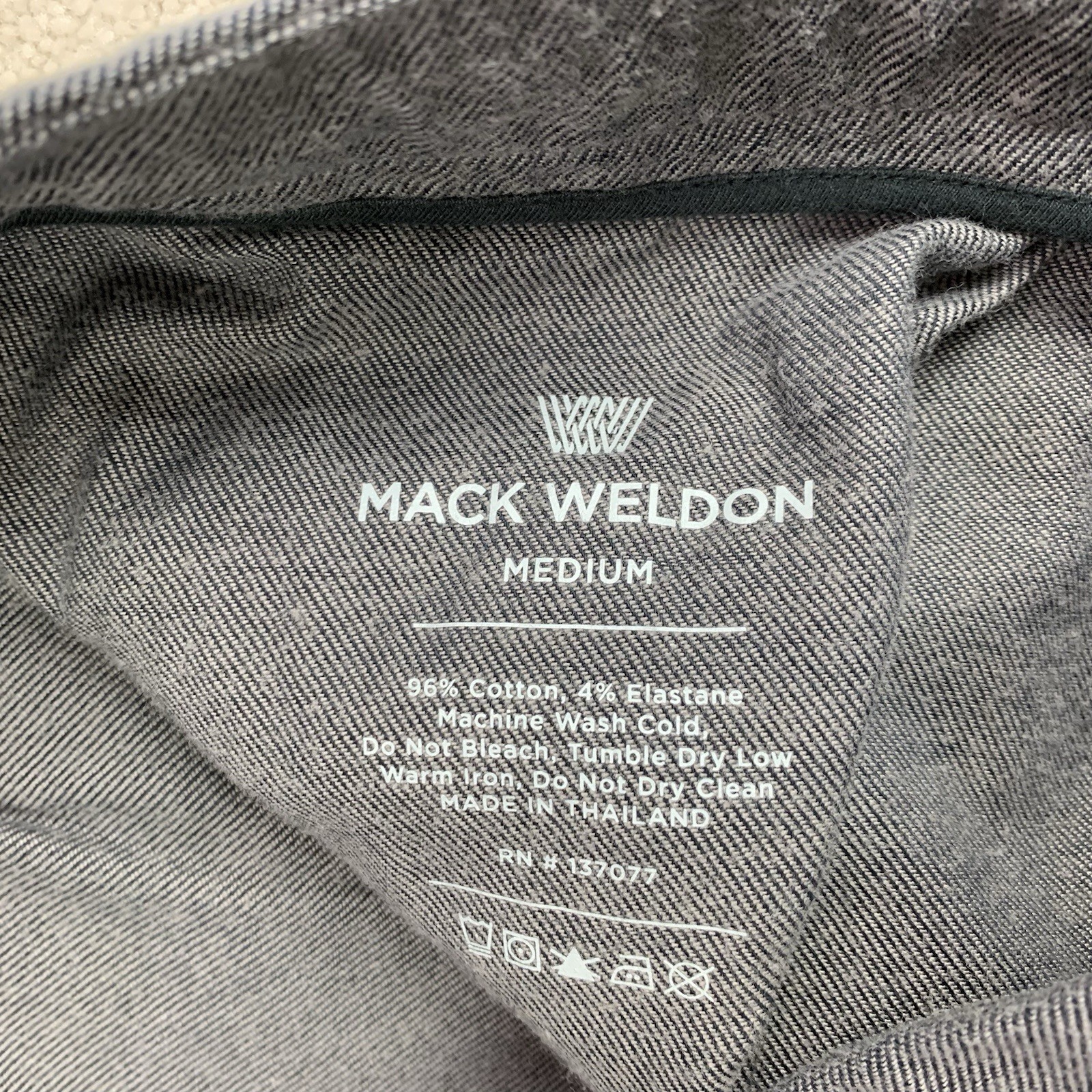 Mack Weldon For Daily Wear Pants Mens Medium Gray Joggers Sweatpants