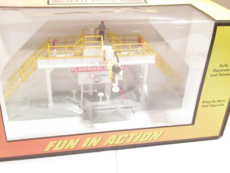 MTH TRAINS 30-9117 ACCESORIO TANQUE DE ALMACENAMIENTO DE ACEITE COLUMBIA OPERATIVO - 0/027 NUEVO - H1 Foto 3 de 4