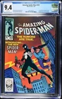 Amazing Spider-Man #252 1984 Marvel Comics CGC 9.4 1st black costume White Pages