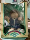 Cabbagepatch Kids 1980s Vintage Brown Eyes Brunette Doll.