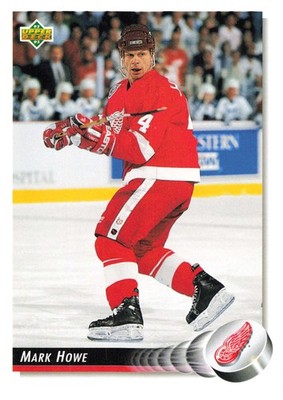 Mark Howe 1992-93 Upper Deck #530 Detroit Red Wings Hockey
