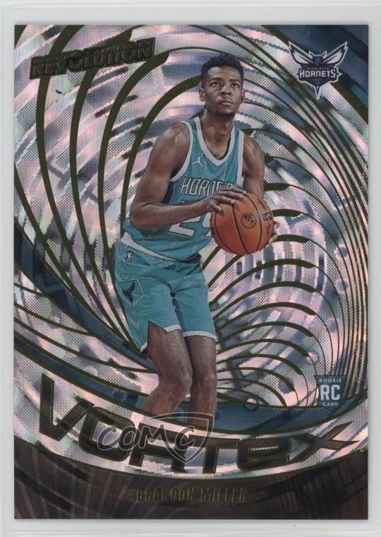 2023-24 Panini Revolution Vortex Fractal Brandon Miller #3 Rookie RC 0jm6