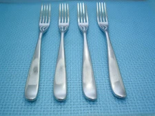 Studio William OLIVE-HAZEL Mirror Set of 4 Dinner Forks 8 1/4" Stainless
