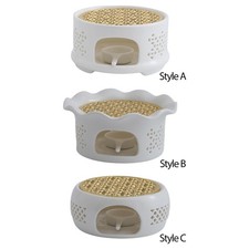 Scalda teiera in ceramica Decor Scalda tè per soggiorno Piatti resistenti al