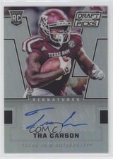 2016 Panini Prizm Collegiate Draft Picks Silver Tra Carson #194 Auto 17kv