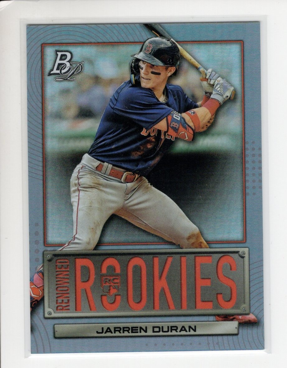 2022 Bowman Platinum Renowned Rookies #RR-3 Jarren Duran
