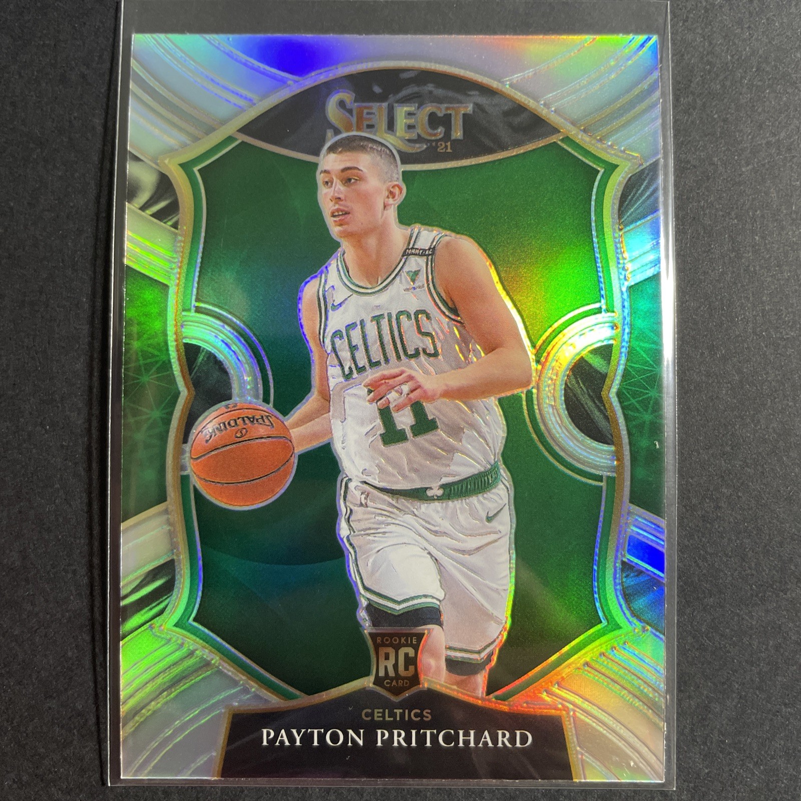 2020-21 Panini Select Silver Prizm #86 Concourse Payton Pritchard Rookie Celtics