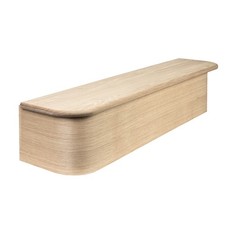 Curved Bullnosed Bottom Tread Oak Stair Cladding Universal Left or Right Step