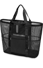 Mesh Beach Bag XL Family Tote Cruise, Pool, Beach, Vacation or Shopping