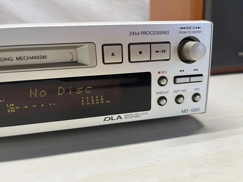 ONKYO MD-105X MiniDisc Deck Audio Player Recorder MD Deck getestet funktionie... - Bild 4 von 4